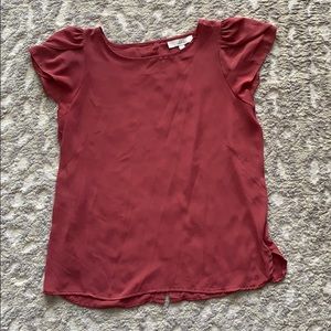 Loft short sleeve blouse